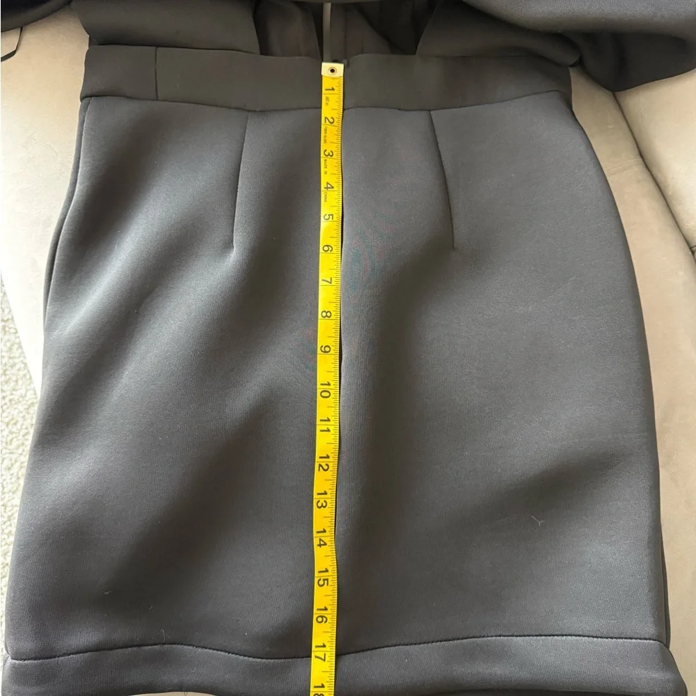 AKIRA Dramatic Black Mini Dress - Picture 4 of 6